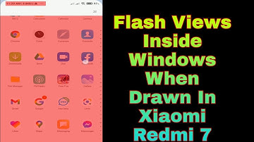 Show View Update ||  Flash Views Inside Windows When Drawn In Xiaomi Redmi 7