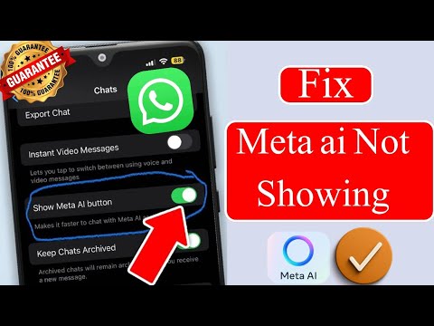 How to Fix Meta AI Not Showing on Whatsapp (Update 2025)|| How to get ...