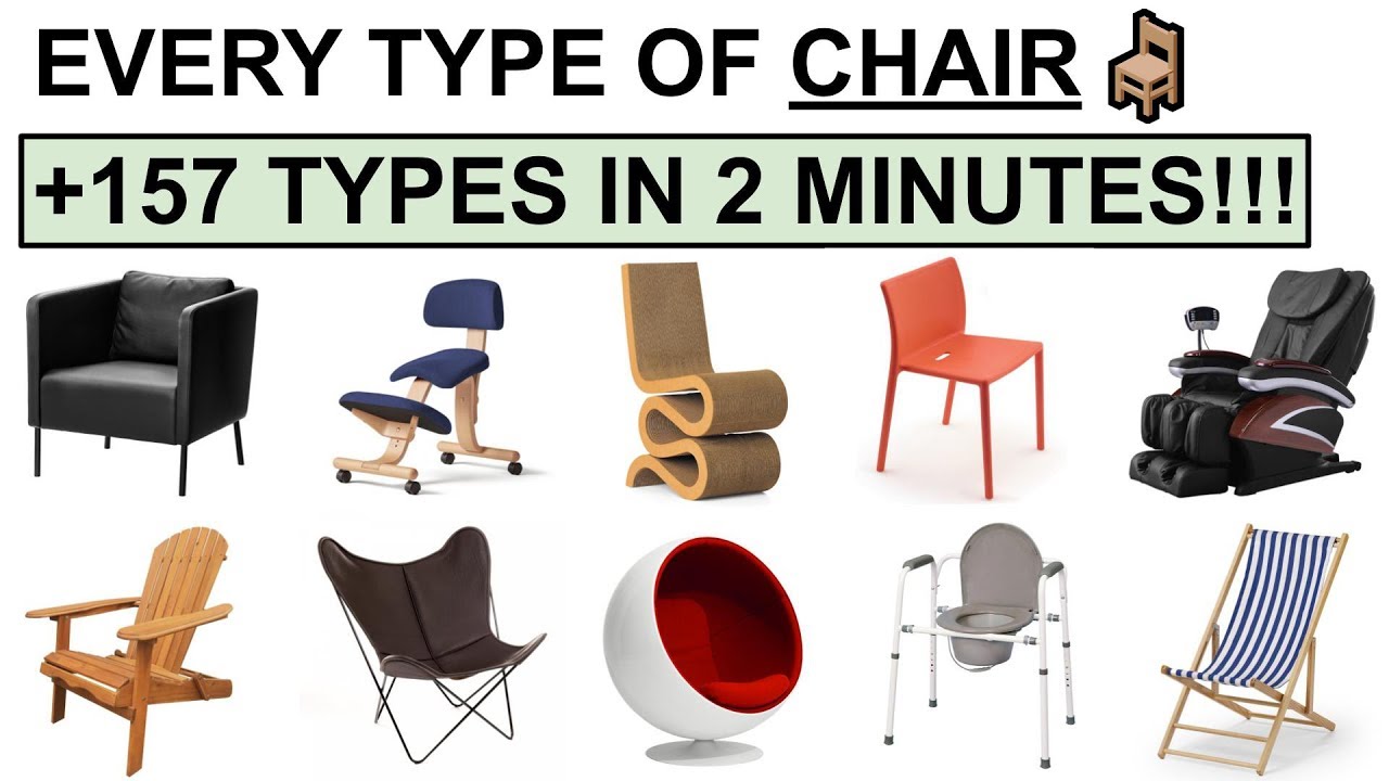 Every type of CHAIR +157 in 2 Minutes! 🛋 - YouTube