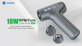 RELIFE E3 Turbo Cooler Screen Dust Removal Computer Host Dust Removal Long-lasting Lightweight