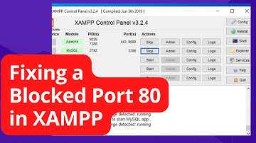 Fixing a Blocked Port in XAMPP | How to fix a Blocked Port in XAMPP | How to Fix XAMPP Error#php