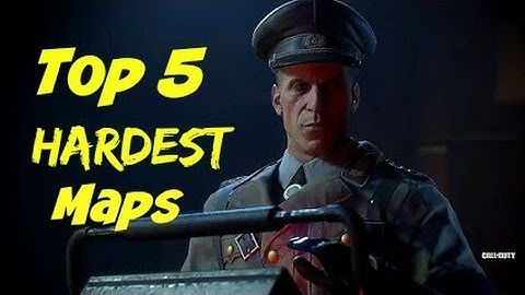 Top 5 Hardest Maps in Call of Duty Zombies (WaW, BO1, BO2, BO3)