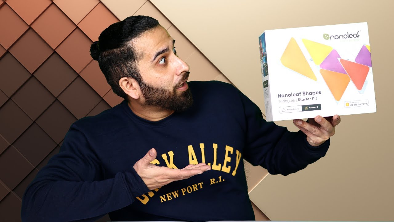 Nanoleaf Shapes Triangles Smarter Kit rgb Unboxing, Setup & Review ...