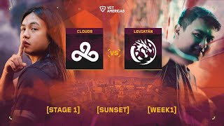 Cloud9 vs Leviatán - VCT Americas Stage 1 - W1D1 - Map 2