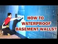 How to waterproof basement walls?