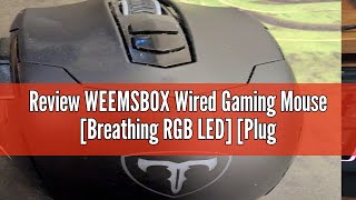 Review WEEMSBOX Wired Gaming Mouse [Breathing RGB LED] [Plug Play] High-Precision Adjustable 7200 DP