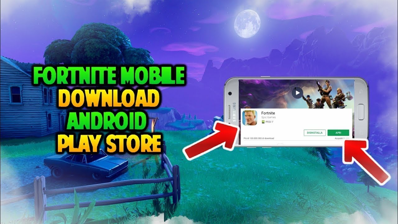 fortnite mobile on android google play store download and game test - fortnite mobile google play