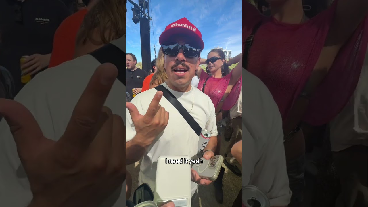 Handing out power banks to people at music festivals!