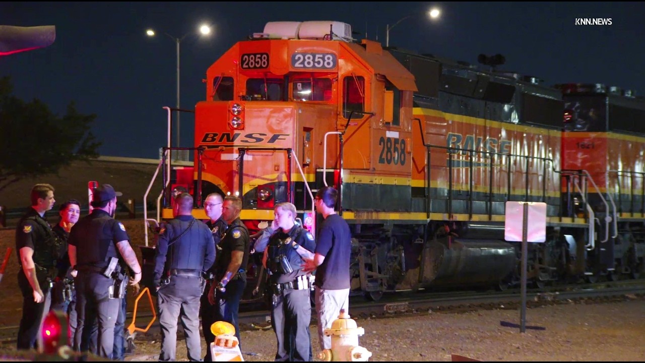 Pedestrian Struck by Train in Phoenix - YouTube