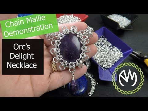 Chain Maille Project Tutorial - Orc's Delight Necklace