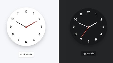 ⏰ Analog Clock UI with HTML, CSS & JS | Live Time #webdevelopment #CodeByGaurav