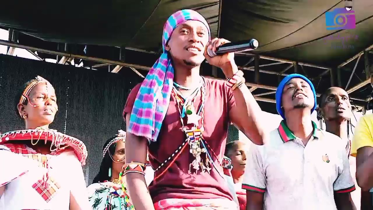 Saningo Wilson Maiseye live performance at the 2019 Marsabit Lake Turkana Cultural Festival