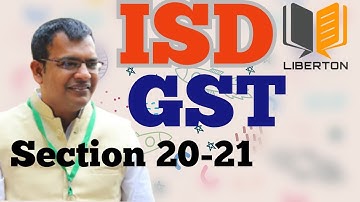 Section 20_ 21 of CGST Act | Input Service Distributor ISD | Sandeep Kumar, FCMA