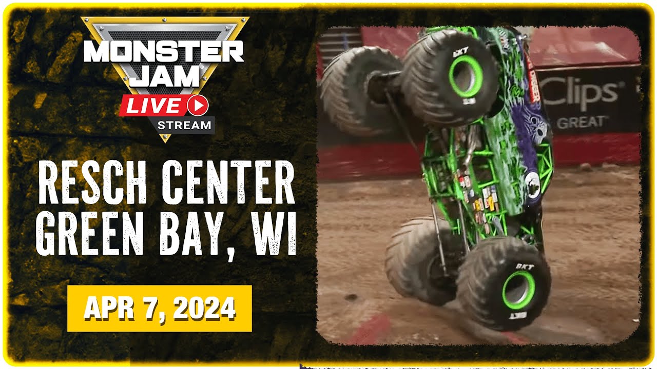 Monster Jam Green Bay, WI (Full Event) April 7, 2024 Arena Series