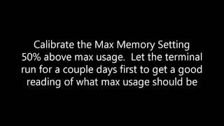 CNS Autoboot Tip - Max Application Memory