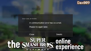 The Smash Bros Ultimate Online Experience | Dax009 @axdaxis