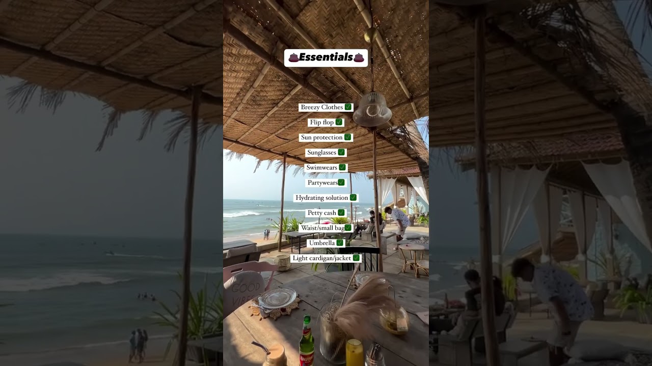 Goa November month check list ✅ 