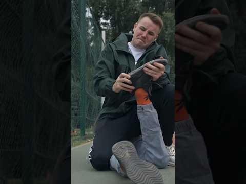 КАК ВПРАВИТЬ ГОЛЕНОСТОП В ДВОРОВЫХ УСЛОВИЯХ ЗА ДДНЬГИ #shorts