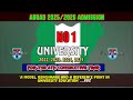 ABUAD 2025 2026 Admission ABUAD 2025 2026 Admission