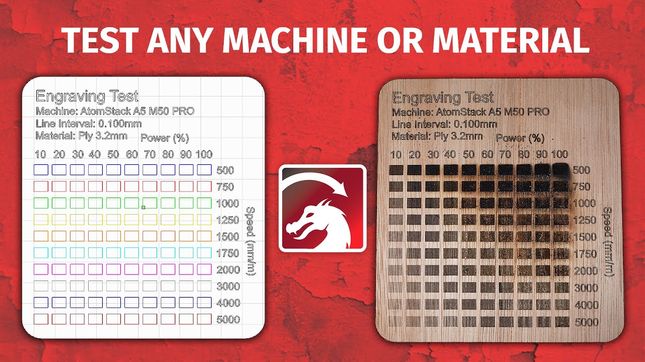 Laser Cut Material Test Card (19) Files Free Download 