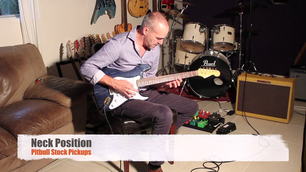 Pitbull Guitars STA-1 Demo - Stock Pickups