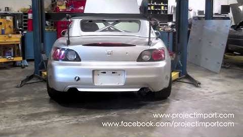 Project Import: Custom Honda S2000 Race Exhaust w/ Vibrant Hi Flow Cat
