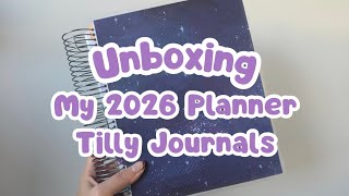 Unboxing My 2026 Planner Tilly Journals