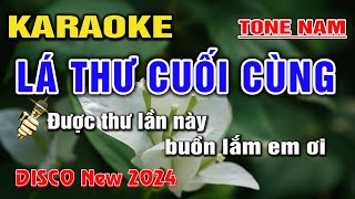 Karaoke Lá Thư Cuối Cùng Tone Nam I Phối Mới Dễ Hát Nhất I Karaoke Lâm Hiền