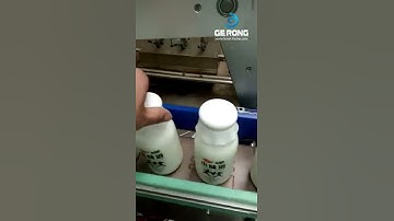 Milk bottle yogurt bottle 2 sides automatic clear label sticker labeling machine