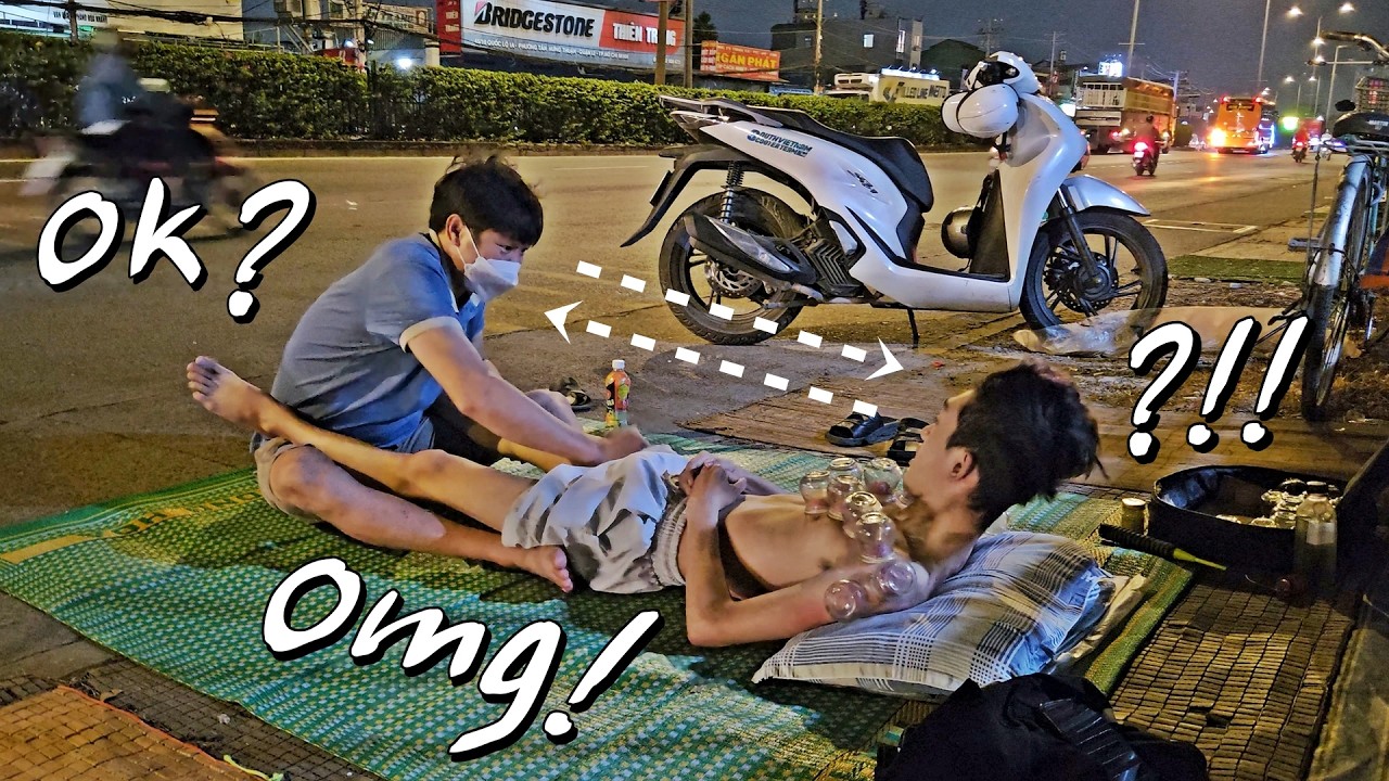 Handsome Guy's First Time Street MASSAGE Experience - $2 Good Price!!