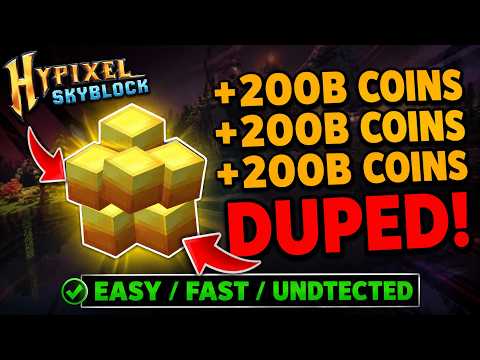 Hypixel Skyblock Glitch Tutorial | Dupe Mod for Infinite Coins August 2026