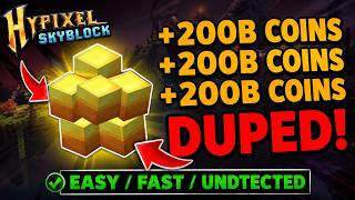 Hypixel Skyblock Glitch Tutorial | Dupe Mod for Infinite Coins August 2026