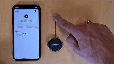 Data Collector 2 0 Movesense 1 Wire Temperature sensor