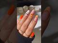 Gel art tutorial for Halloween nails🎃 #nails #halloweennails #nailart #fallnails