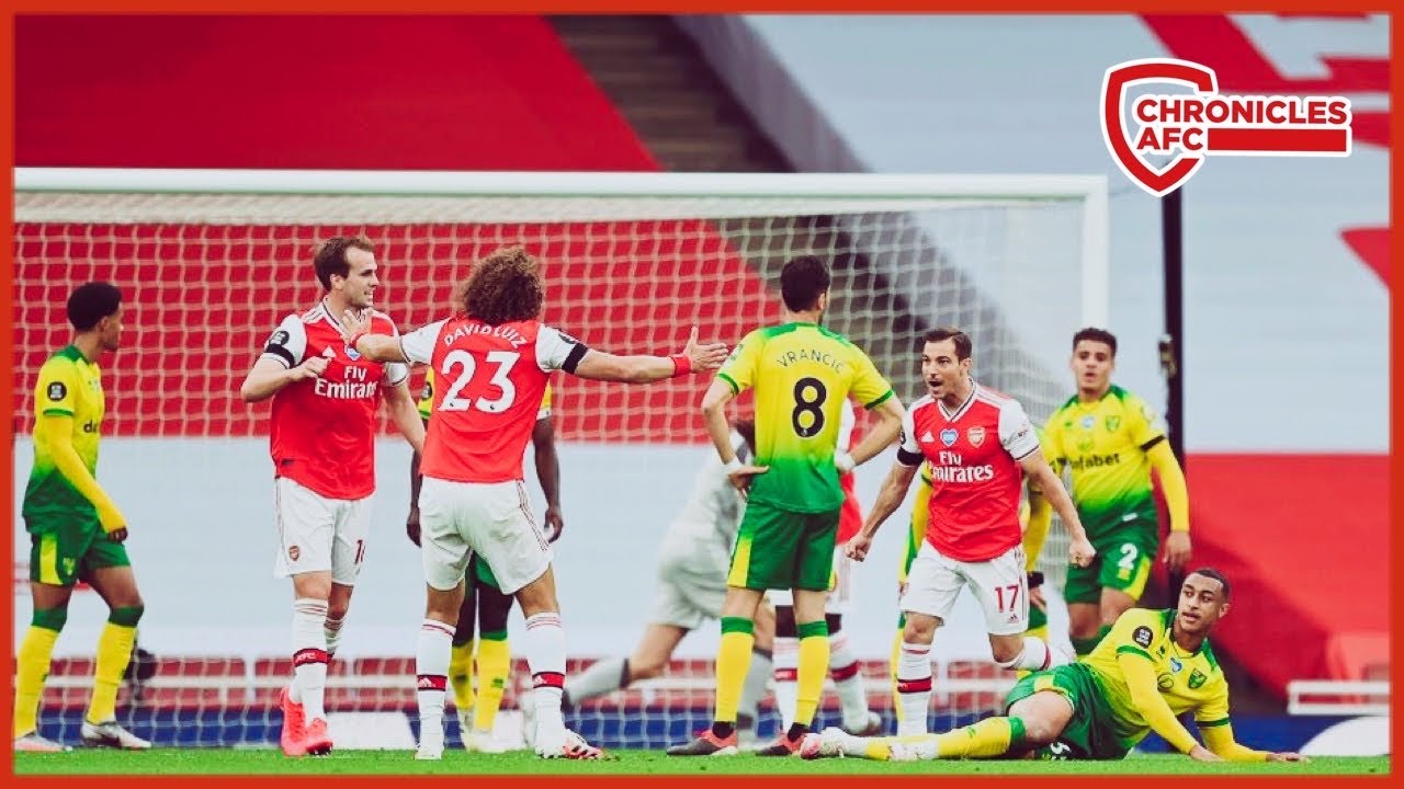Arsenal 40 Norwich Report Ratings  Reaction As Pierreemerick