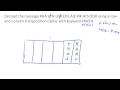 How to Decrypt a Keyword-Based Transposition Cipher 🔓