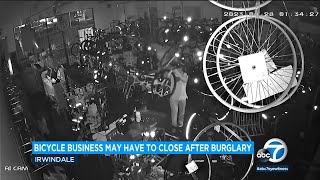 $40,000 worth of bikes stolen from Irwindale bike shop, forcing owners to consider closing for good