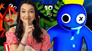 VIREI O AZUL BABÃO PRA ENGANAR OS MONSTROS (Rainbow Friends) | Luluca Games