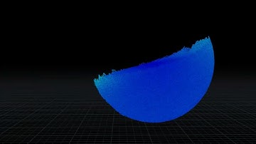 flip sim inside sphere | lose volume overtime with high velocity | Ray intersect collision