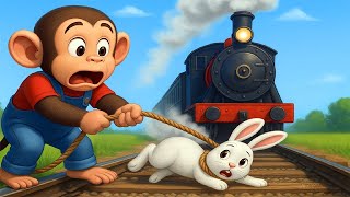 Monkey Farmer Saves Rabbit from Train Tracks in Shocking Rescue