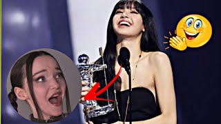 Dove Cameron and Jack Harlow reaction on Lisa&#39;s VMA&#39;s win