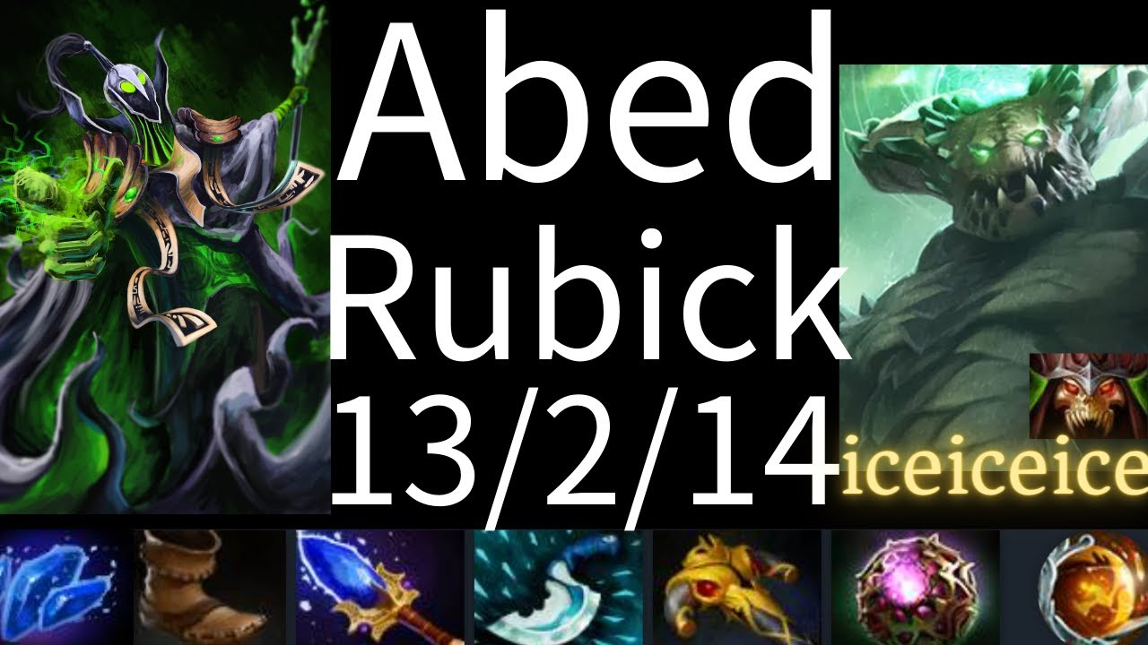Abed mid Rubick vs Mars, CK, Silencer, Earthshaker, Timbersaw - dota2