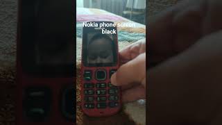 Nokia phone screen black