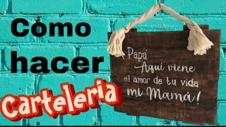 Mira 👀 carteles decorativos💰DIY Decoración Boda Letreros decoración Bodas Bautizos/Cameo/ Silhouette