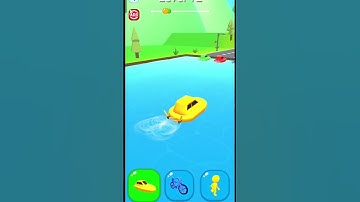 Shape-shifting Funny Race Gameplay new hyper casual games #shorts #gameplay #shapeshifting