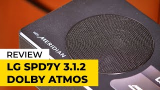 LG SPD7Y Dolby Atmos soundbar review 🔊