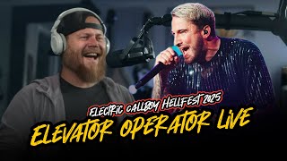 First Time Hearing Electric Callboy Live | Elevator Operator Live at Hellfest (2025)