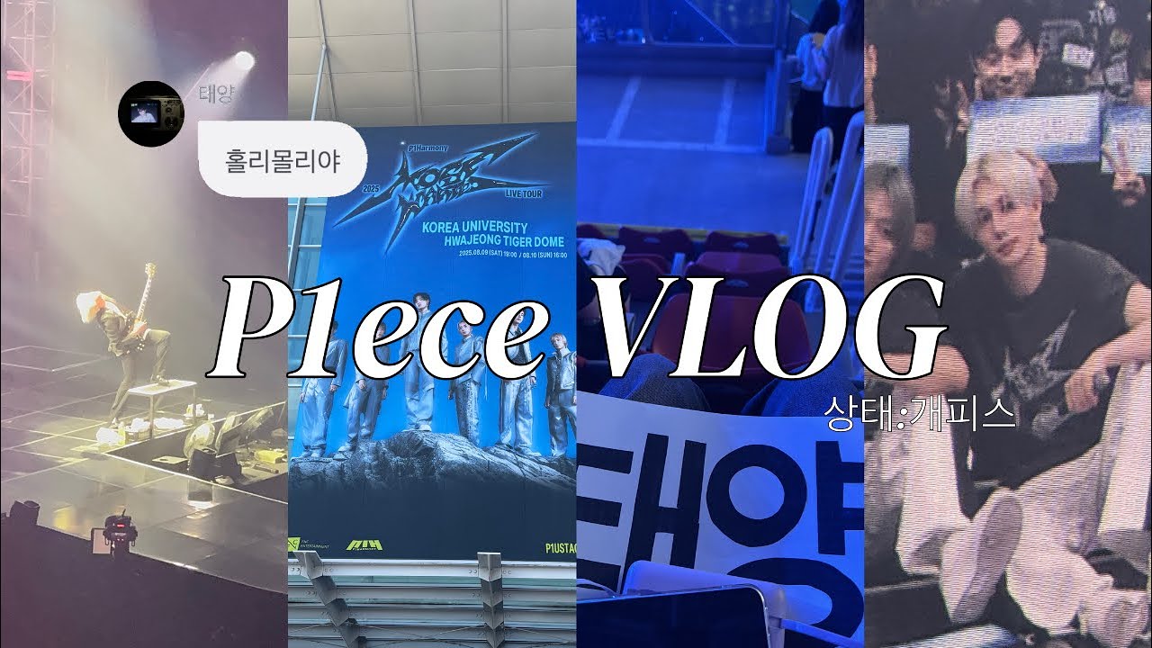 [피스로그] 상태:개피스 | 피원하모니 콘서트 후기 | 고려대 화정체육관 | 태양이 입덕 | 홀리몰리