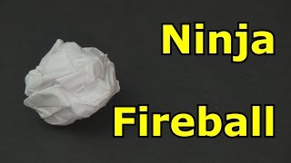 How to Make a Ninja Fireball -Origami-