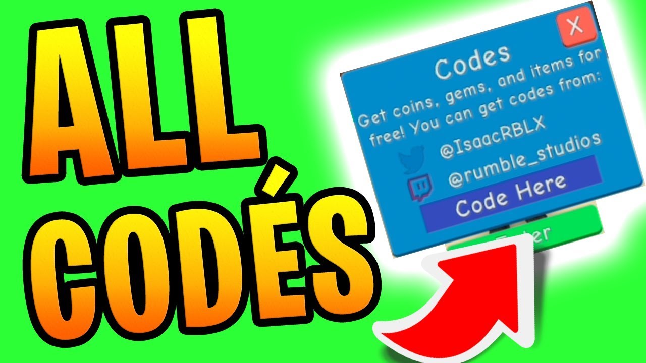  ALL BUBBLE GUM SIMULATOR CODES UPDATE ROBLOX 2019 YouTube